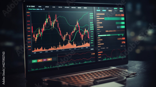Create a dynamic trading interface with multiple candlestick charts and real-time price updates for various cryptocurrencies. Generative AI