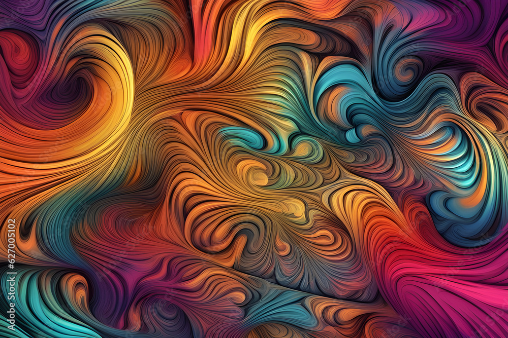 Background design set with color splash, fractals and various textures ai generated Background design set with color splash, fractals and various textures ai generated