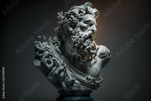 Timeless Elegance  A Captivating Classic Marble Sculpture  Perfect for Adding Sophistication created with Generative AI technology