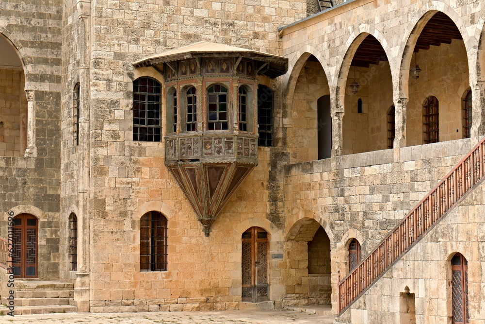 Beiteddine palace was built in the 18th century. Lebanon. 