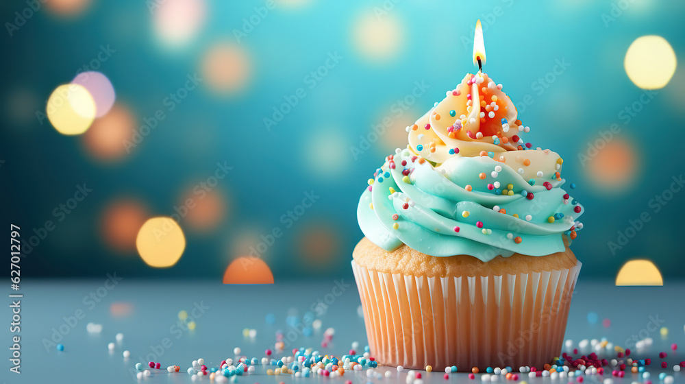 A cup of ice cream with a pink and yellow frosting on it. Generative Ai A cup of ice cream with a pink and yellow frosting on it. Generative Ai