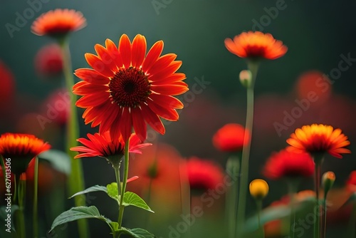 red gerber daisy © Muhammad