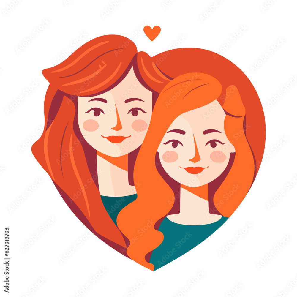 mother and girl, logo happy family vector mother and girl, logo happy family vector