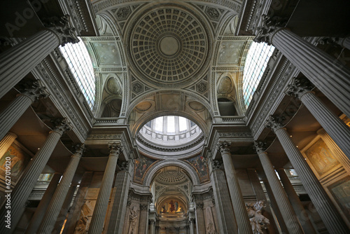  Pantheon interior - 18th century Pantheon interior, Paris, France