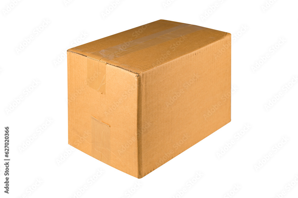 Parcel box isolated on white background. Parcel box isolated on white background.
