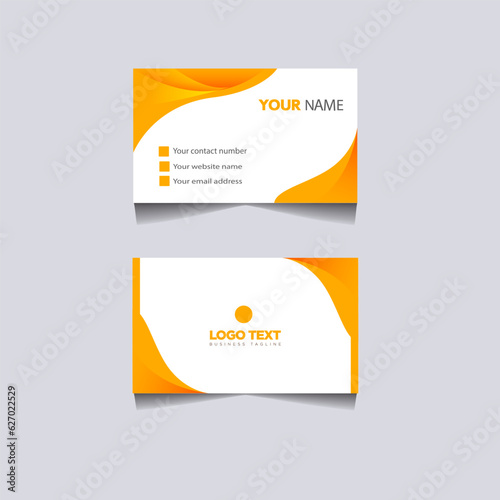 Simple Business Card Layout photo