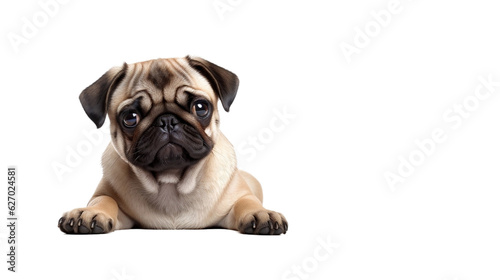 pug dog isolated on white background © Roland
