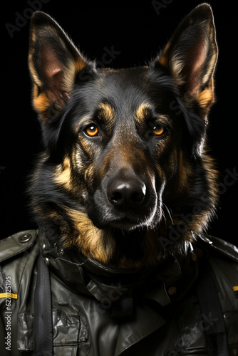 german shepherd dog, Generative AI