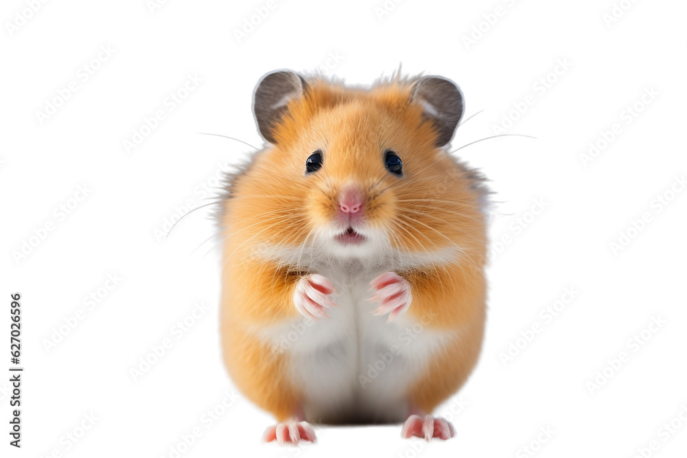 hamster on white background hamster on white background