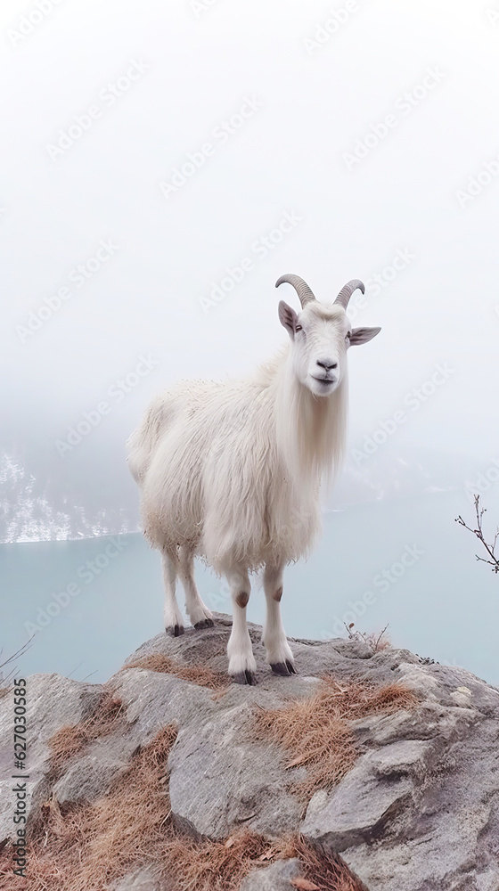 White Mountain Goat Animal Photography, Nature Photography White Mountain Goat Animal Photography, Nature Photography