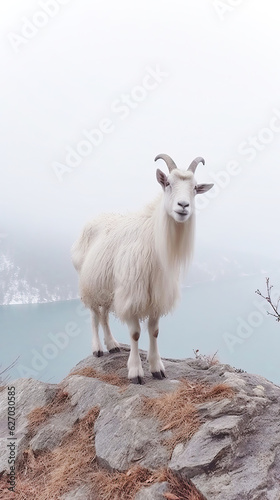 White Mountain Goat Animal Photography  Nature Photography