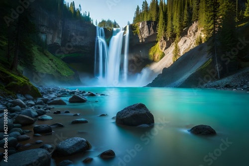 waterfall in the forest