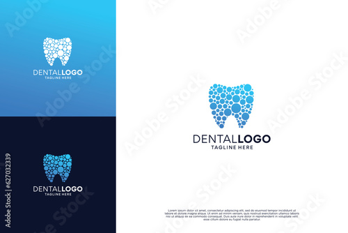 Dental logo design. Dental clinic, dentist logo.
