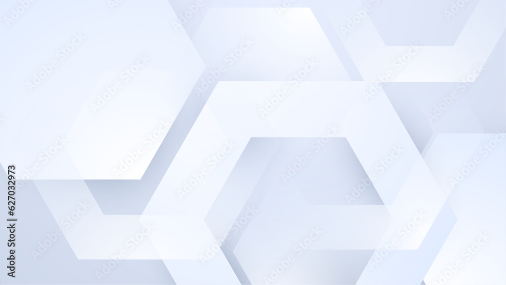 Fototapeta premium White abstract vector long minimal banner. Light neutral background with arrows and copy space for text. Facebook cover, social media header, web banner