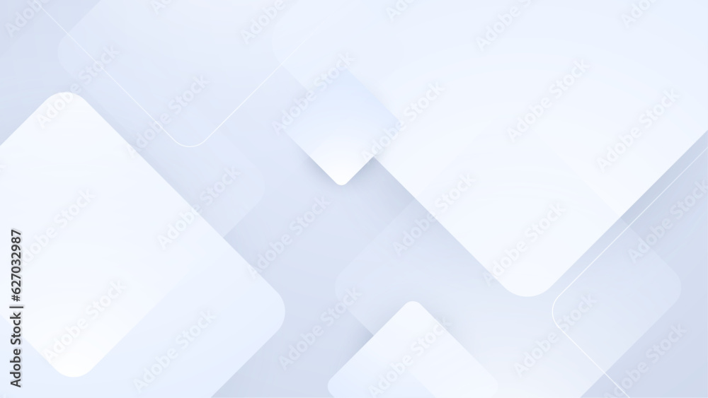 Fototapeta premium Abstract smooth light gray geometry paper futuristic minimal subtle vector background