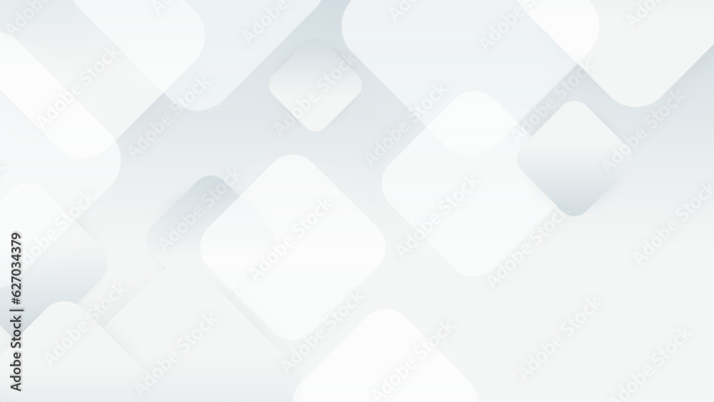 Fototapeta premium Abstract white and gray gradient background. Halftone waves design background.