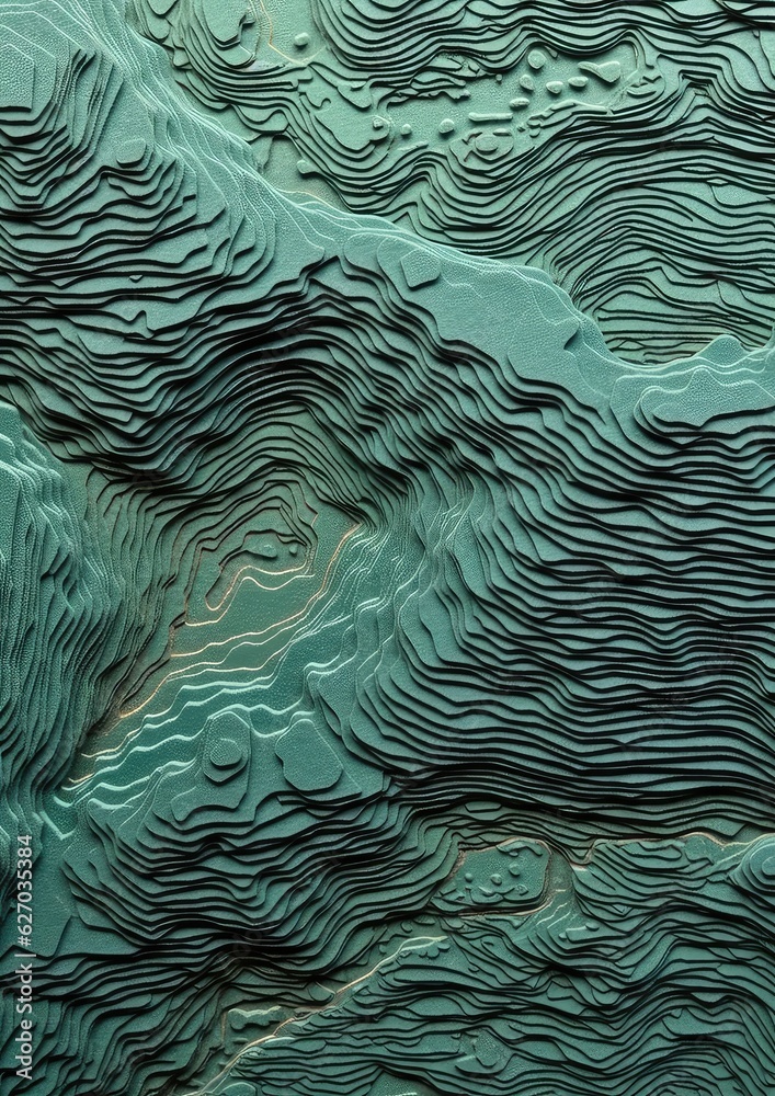 Green Layers Background Green Layers Background