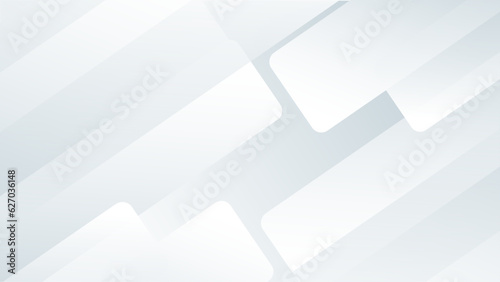 White abstract vector long minimal banner. Light neutral background with arrows and copy space for text. Facebook cover, social media header, web banner