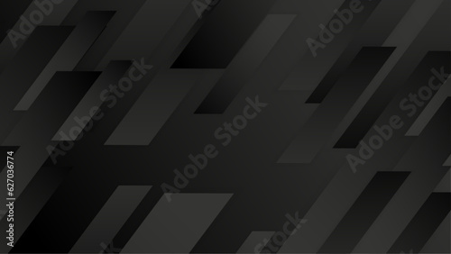 Black abstract vector long minimal banner. Light neutral background with arrows and copy space for text. Facebook cover, social media header, web banner