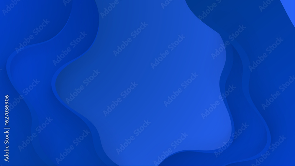 Abstract geometrical blue banner background. illustration vector design