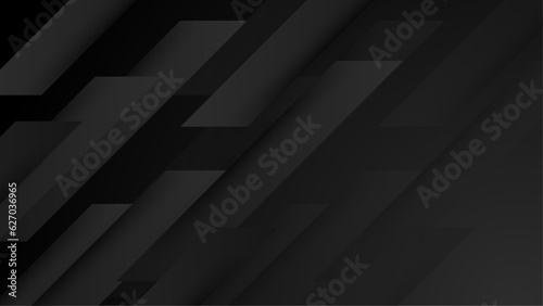 Abstract elegant black background with diagonal stripes lines.