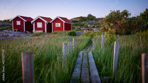 Fischhütten am See (Schweden)