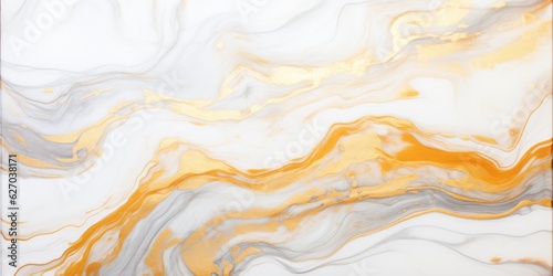 Luxury white gold marble texture background design, generative ai