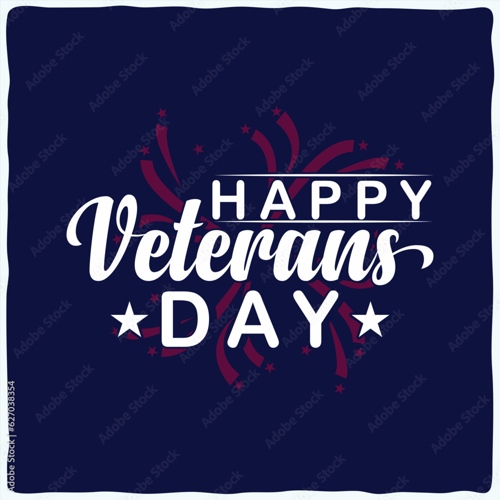 Happy  Veterans Day Vector illustration creative t-shirt design .I LOVE VETERANS. Typography t shirt design. Typography apparel. Print template for t-shirt. 