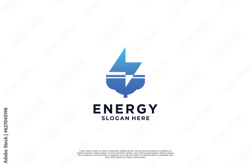 Solar energy logo design with creative concept. Solar energy logo design with creative concept.