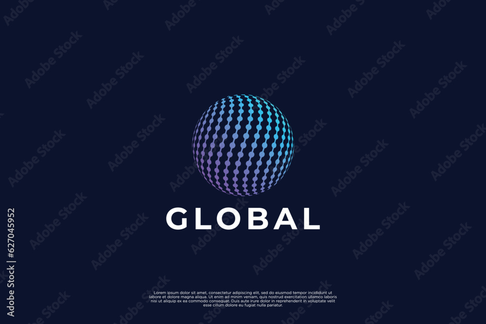 World data logo design inspiration.
