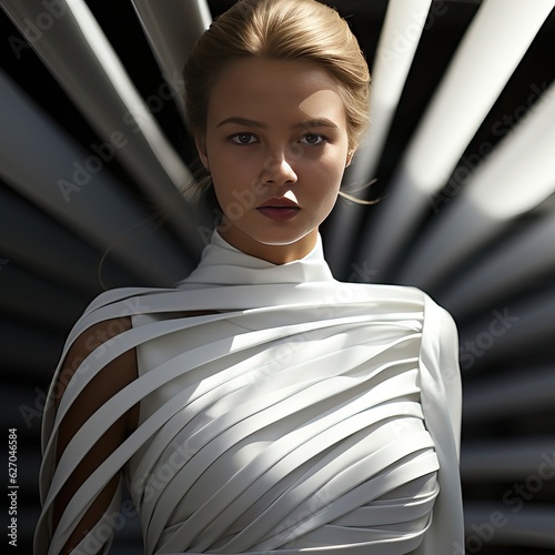 Fashion model with a minima...