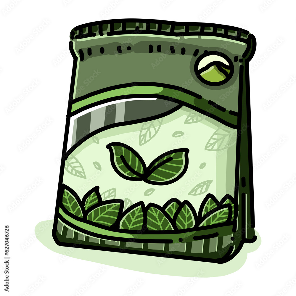 Obraz premium Green tea Powder