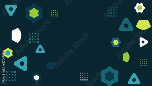 Illustration for hipsters Memphis style.