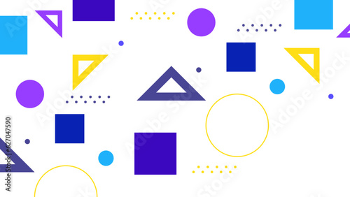 Memphis design elements. Retro funky graphic, 90s trends designs and vintage geometric print illustration element vector collection