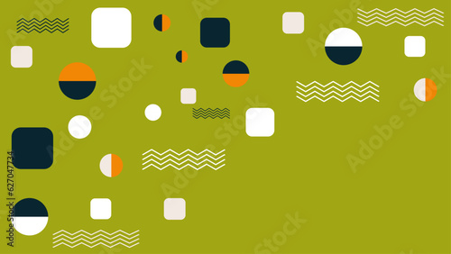 Illustration for hipsters Memphis style.