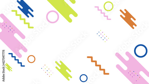 Illustration for hipsters Memphis style.