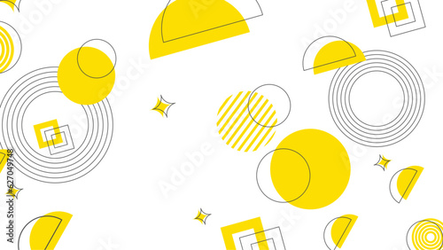 Illustration for hipsters Memphis style.