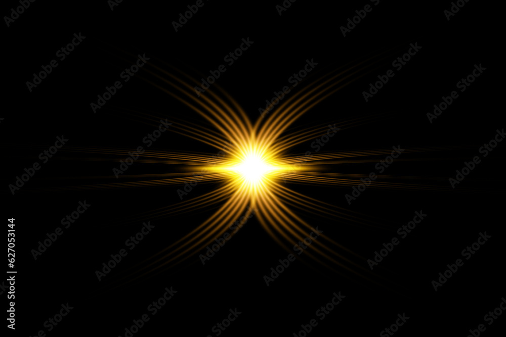 Obraz premium lens flare light effect. Abstract background with shiny sparkle glowing . Easy to add overlay or screen filter over photo