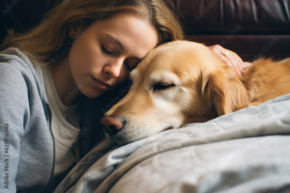 person seeking comfort with pets person seeking comfort with pets