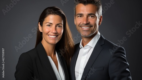 portrait of a business couple