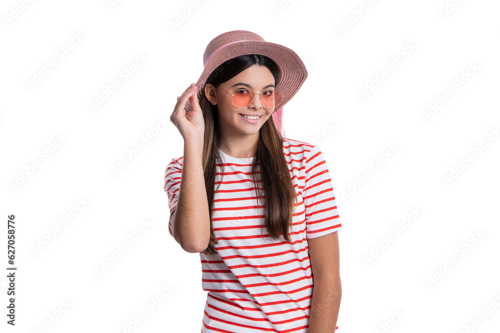 summer vacation cheerful teen girl in studio. photo of summer vacation teen girl summer vacation cheerful teen girl in studio. photo of summer vacation teen girl