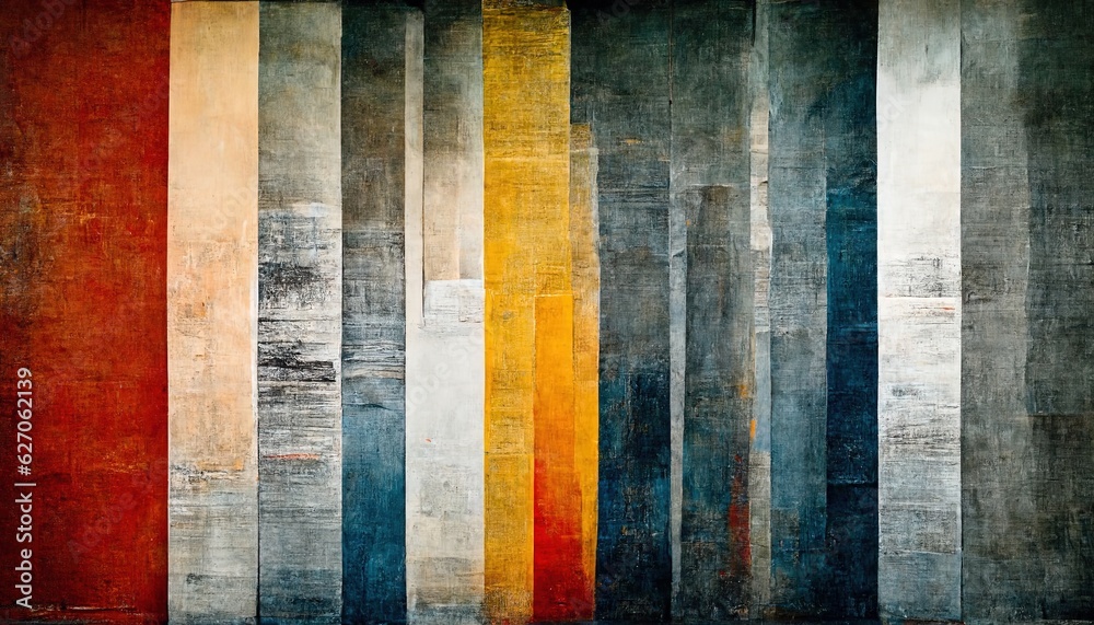 Fotografie Generative AI, Colorful watercolor abstract painted background