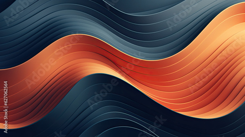 Colorful lines as abstract background. Generative AI.
