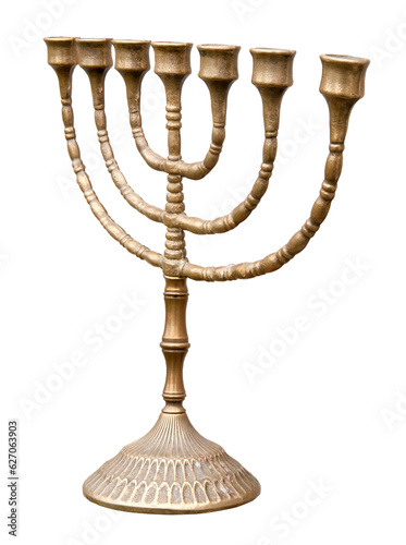 Obraz na płótnie menorah on a transparent background