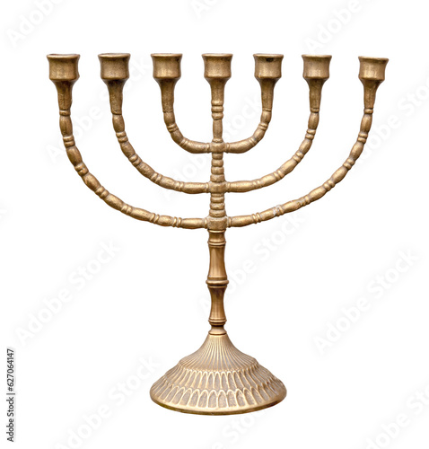 menorah on a transparent background