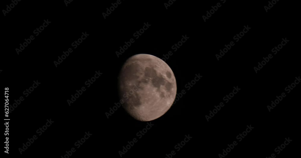 Night after night, the moon continues to move across sky. Night after night, the moon continues to move across sky.