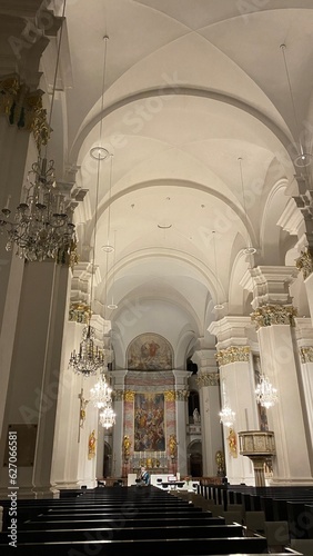 interior of church in Euope photo