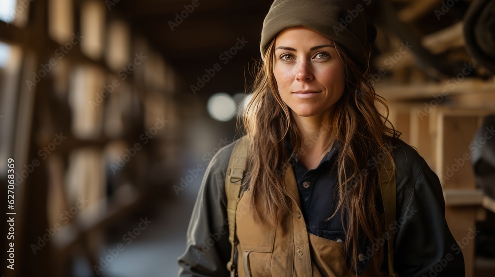 Fototapeta premium female mechanic