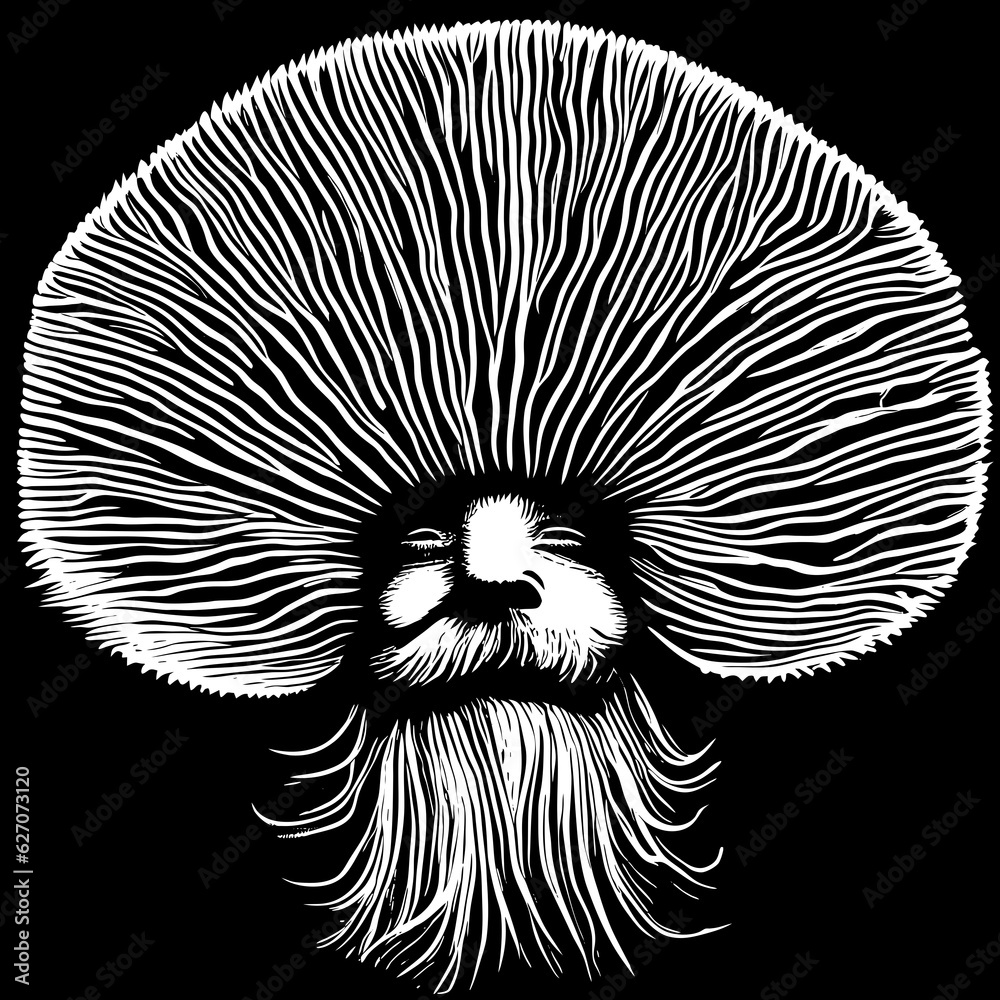 Obraz premium trippy mushrooms