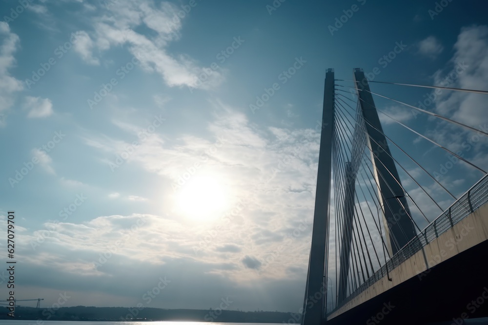 Obraz premium bridge in the sky